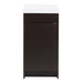 Merton 17" W cabinet-style bathroom vanity with 1 door, white sink top