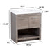 Dimensions of Birney 30.5" W Freestanding Bathroom Vanity with 2-door cabinet, open shelf, white sink top: 30.5" W x 18.75" D x 34.28" H